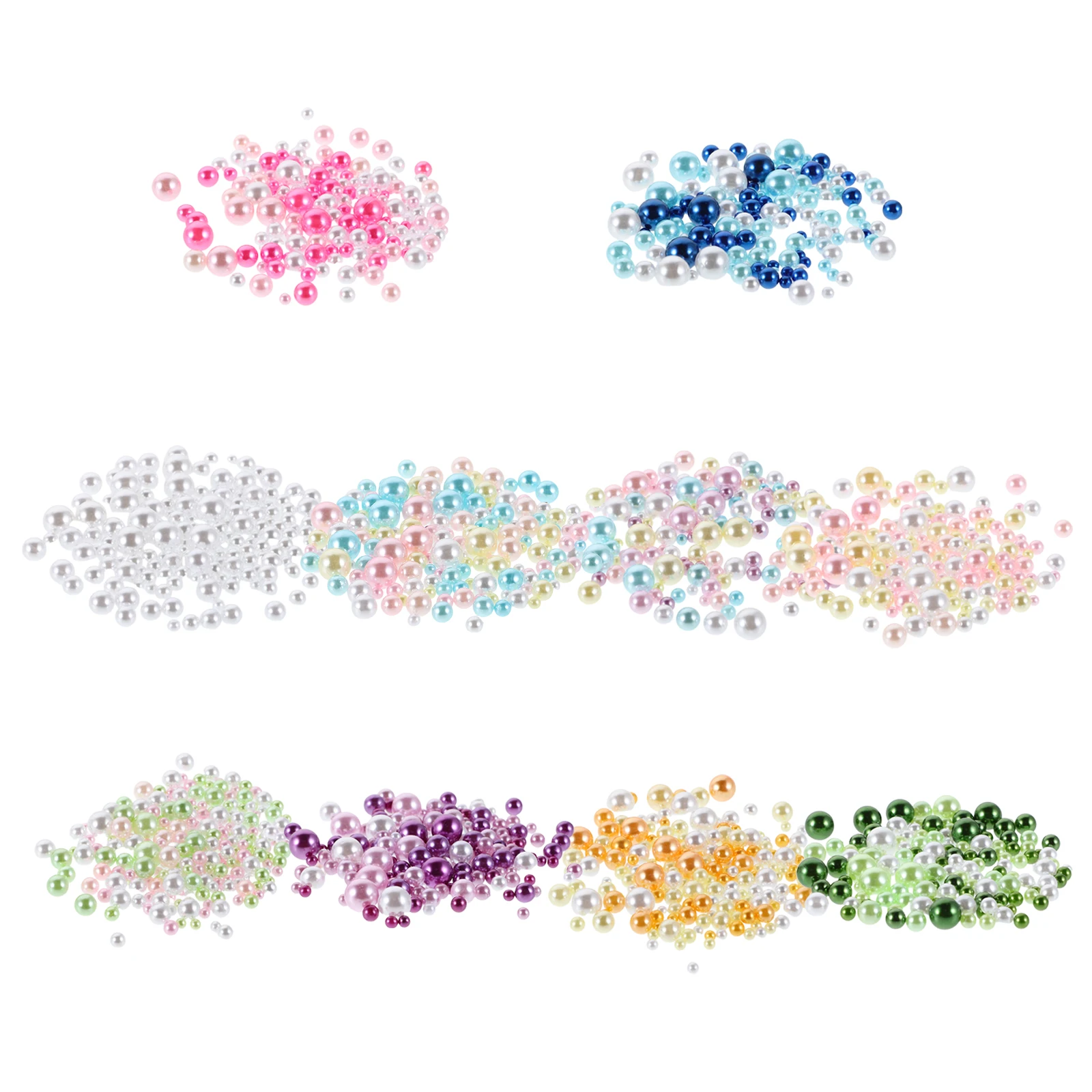 Colorful Dispersed Beads Fake Pearls 10 Bags Vibrant ABS Plastic Charms Crafting Embellishments Vase Filler Jewelry
Colorful Dispersed Beads Fake Pearls 10 Bags Vibrant ABS Plastic Charms Crafting Embellishments Vase Filler Jewelry
