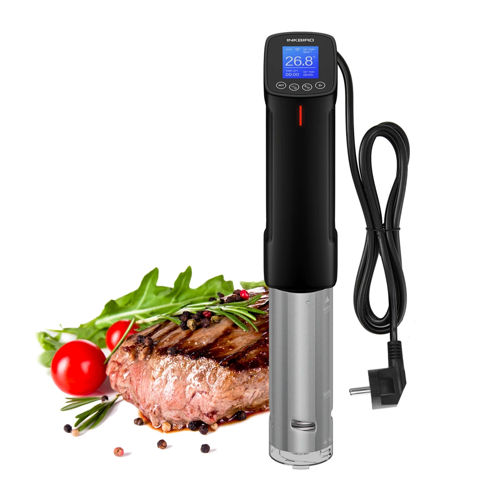 INKBIRD 1000 Вт Sous Vide Плита ЕС WI-FI Бытовая кулинарная плита ЖК-сенсорный погружной циркулятор Точная вакуумная плита для приготовления пищи
INKBIRD 1000 Вт Sous Vide Плита ЕС WI-FI Бытовая кулинарная плита ЖК-сенсорный погружной циркулятор Точная вакуумная плита для приготовления пищи