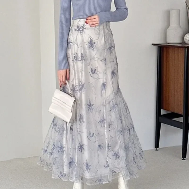 High Waist Sweet Floral Faldas Spliced Lace Skirt Mermaid Women Skirts 2025 Spring Japanese Elegant Ropa Mujer New Falda
High Waist Sweet Floral Faldas Spliced Lace Skirt Mermaid Women Skirts 2025 Spring Japanese Elegant Ropa Mujer New Falda