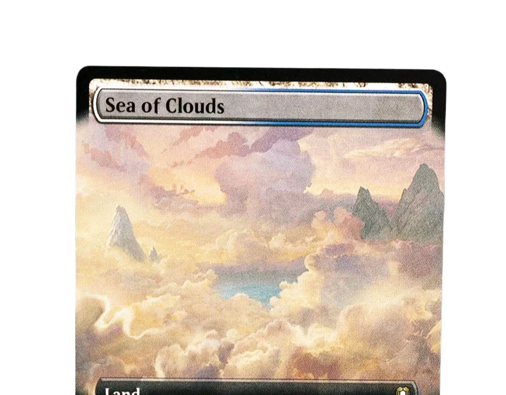 (Sea of Clouds) Foil /Holo TCG Magical Proxy Cards Game Black Top Quality Proxy Gathering Board Playing Game Trading Cards
(Sea of Clouds) Foil /Holo TCG Magical Proxy Cards Game Black Top Quality Proxy Gathering Board Playing Game Trading Cards