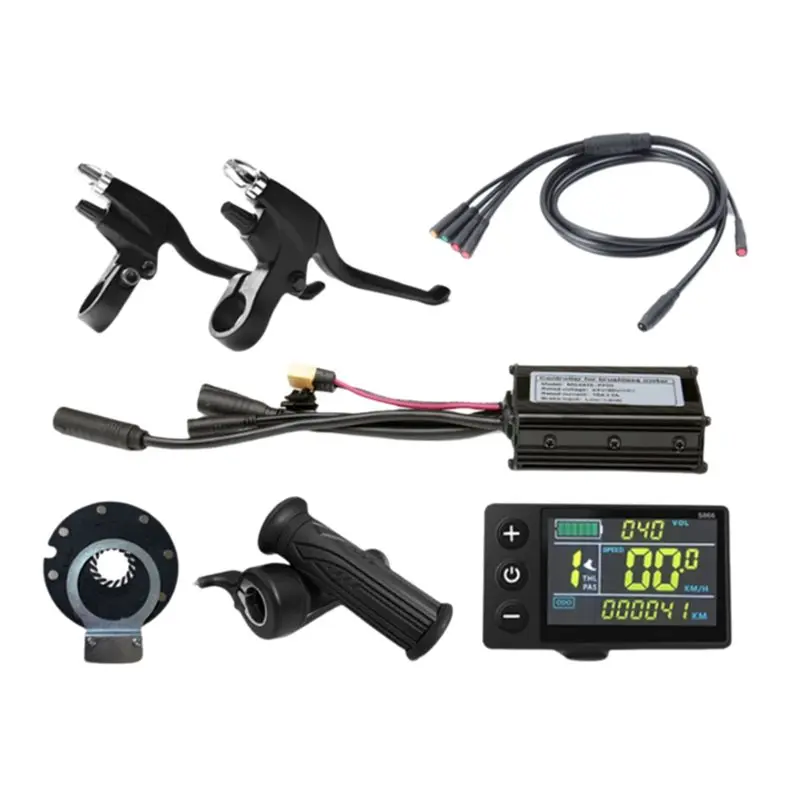 ABLB-Ebike Sine Wave Controller 15A Three-Mode 36V/48/52V With S866 LCD Color Display Electric Motor Conversion Kit
ABLB-Ebike Sine Wave Controller 15A Three-Mode 36V/48/52V With S866 LCD Color Display Electric Motor Conversion Kit