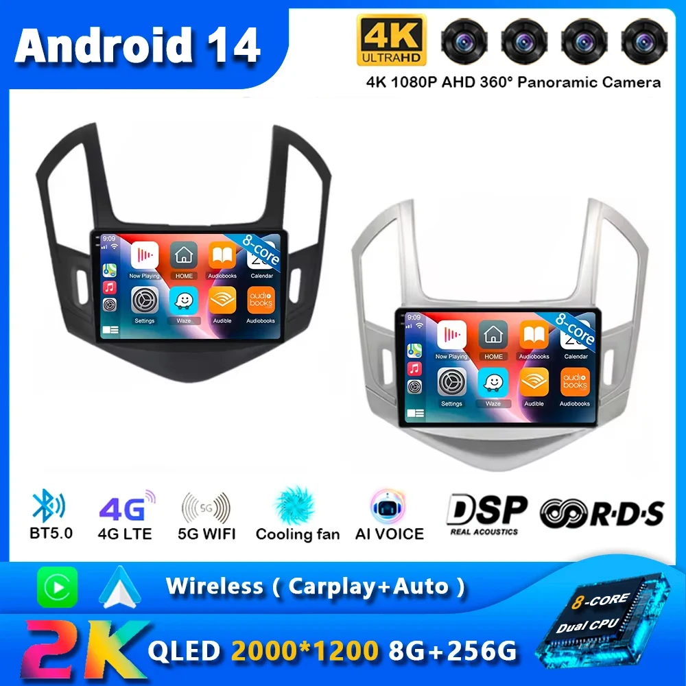Android 14 For Chevrolet Cruze J300 J308 2012 - 2015 Car Radio Navigation Multimedia Player GPS WiFi+4G Video Carplay BT stereo
Android 14 For Chevrolet Cruze J300 J308 2012 - 2015 Car Radio Navigation Multimedia Player GPS WiFi+4G Video Carplay BT stereo