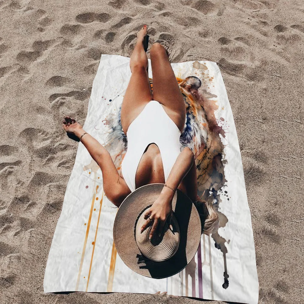 Color Painting Animal Big Microfiber Beach Towels Quick Dry Towel Sand Beach Towels Pool Towel For Travel Swim Pool Yoga
Color Painting Animal Big Microfiber Beach Towels Quick Dry Towel Sand Beach Towels Pool Towel For Travel Swim Pool Yoga