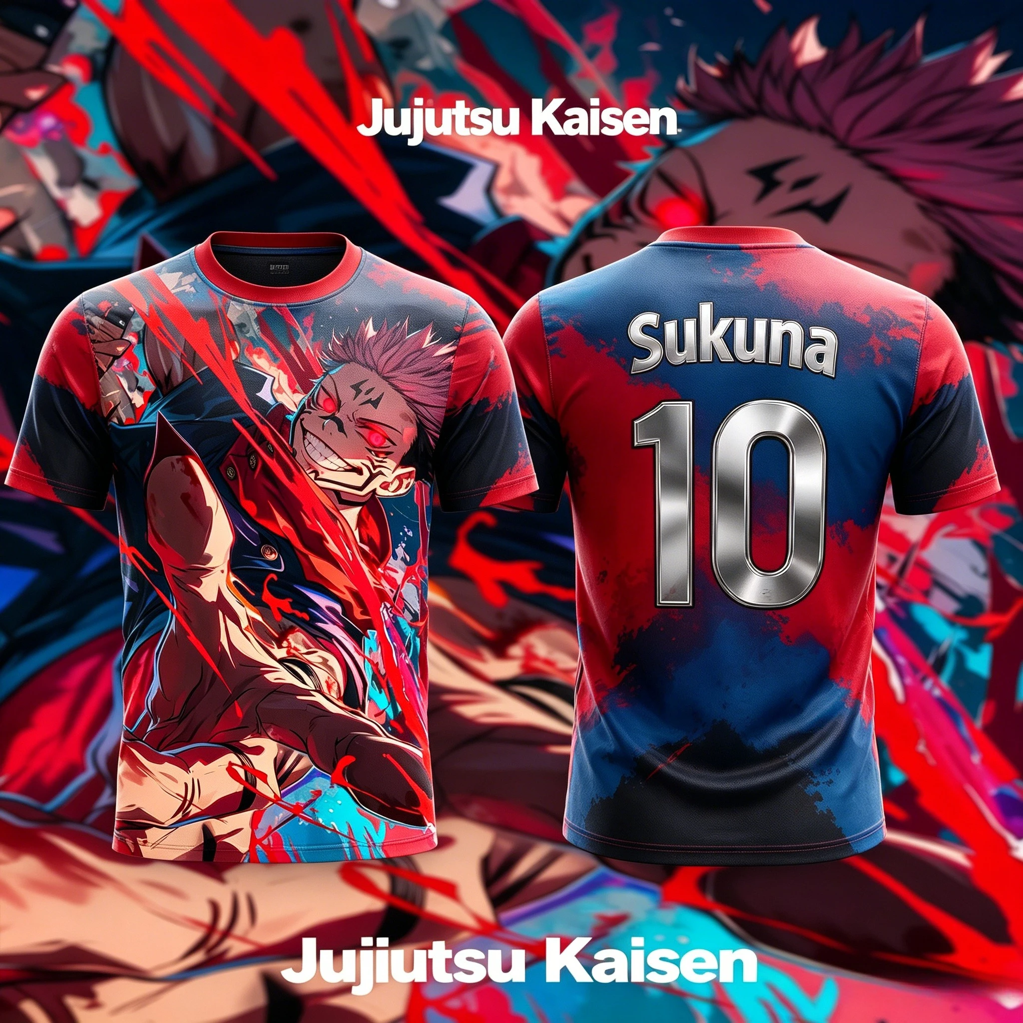 2026 New JUJUTSU KAISEN NO.10 NO.7 Ryomen Sukuna Anime T-Shirt Adult Men's 3D Printed Special Football Jersey T-Shirt Kids Y2k
2026 New JUJUTSU KAISEN NO.10 NO.7 Ryomen Sukuna Anime T-Shirt Adult Men's 3D Printed Special Football Jersey T-Shirt Kids Y2k