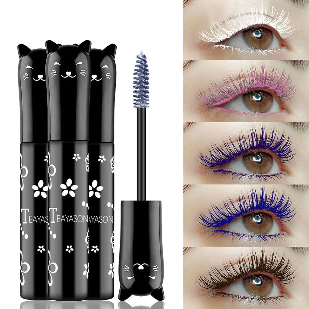 6 Color Waterproof Fast Drycara Mascara Curls Extension Blue Mascara Purple Non-smudge Coffee Mascara Ink Pink White Black O8K5
6 Color Waterproof Fast Drycara Mascara Curls Extension Blue Mascara Purple Non-smudge Coffee Mascara Ink Pink White Black O8K5