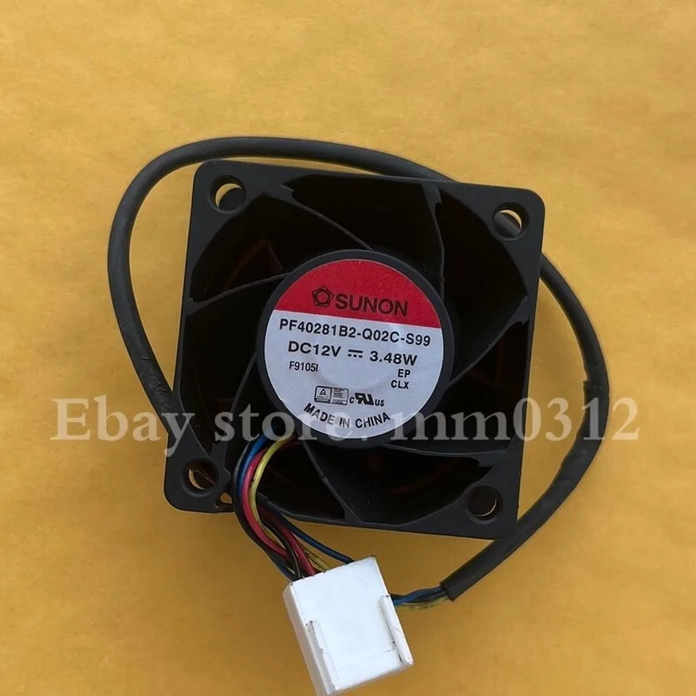For 1pcs SUNON PF40281B2-Q02C-S99 4cm 4028 12V 3.48W power cooling fan 4pin
For 1pcs SUNON PF40281B2-Q02C-S99 4cm 4028 12V 3.48W power cooling fan 4pin