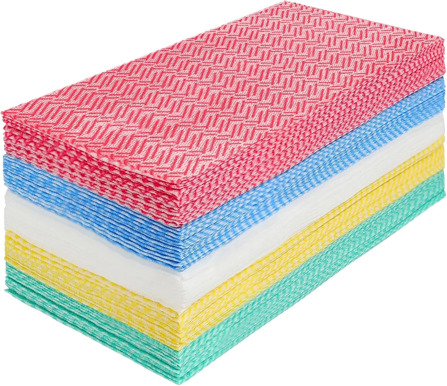 Reusable Cleaning Towels, 60-Pack Absorbent Dish Cloths, Quick Dry, 5 Colors
Reusable Cleaning Towels, 60-Pack Absorbent Dish Cloths, Quick Dry, 5 Colors