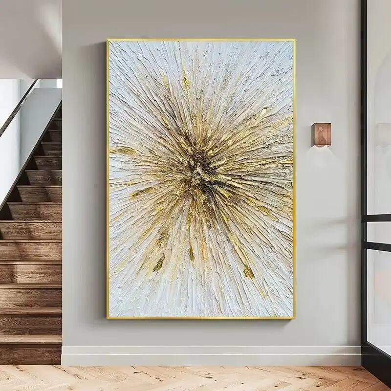 Nordic Abstract Pure Handmade Golden Oil Painting Sofa Background Painting Of Restaurant Hanging Poster For Living Room Back
Nordic Abstract Pure Handmade Golden Oil Painting Sofa Background Painting Of Restaurant Hanging Poster For Living Room Back