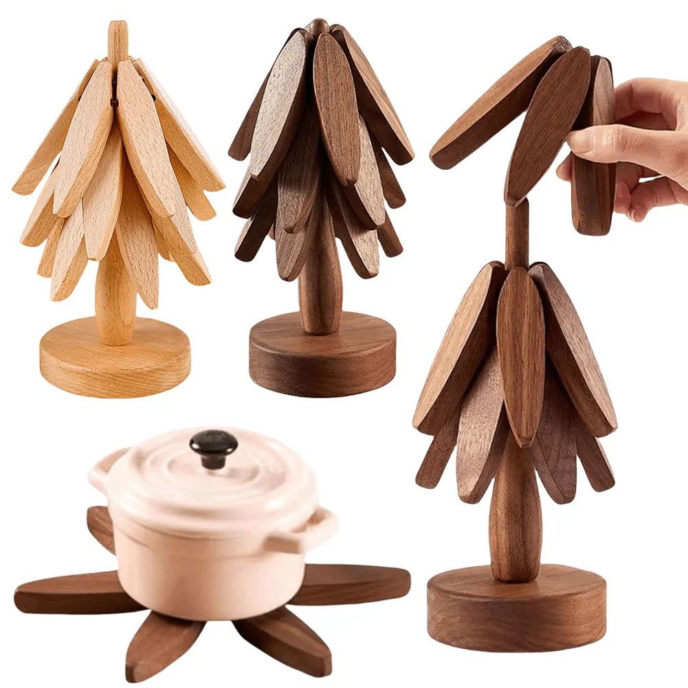 Tree Design Stand Decorative Anti Scald Heat Resistant Table Mat Non-Slip Heat Insulated Pad Trivet Set for Teapot Hot Pots
Tree Design Stand Decorative Anti Scald Heat Resistant Table Mat Non-Slip Heat Insulated Pad Trivet Set for Teapot Hot Pots