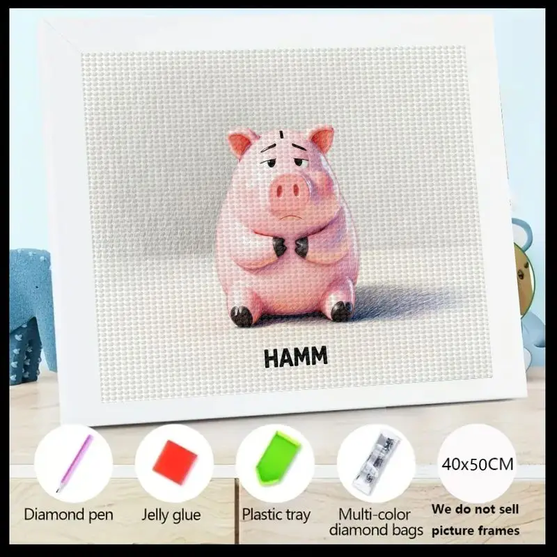 1 шт. Hamm Piggy Bank Toy Story 5D Crystal Diamond Painting Kit, DIY Full Drill, набор для рукоделия с милыми мультяшными животными, в комплекте с D
1 шт. Hamm Piggy Bank Toy Story 5D Crystal Diamond Painting Kit, DIY Full Drill, набор для рукоделия с милыми мультяшными животными, в комплекте с D