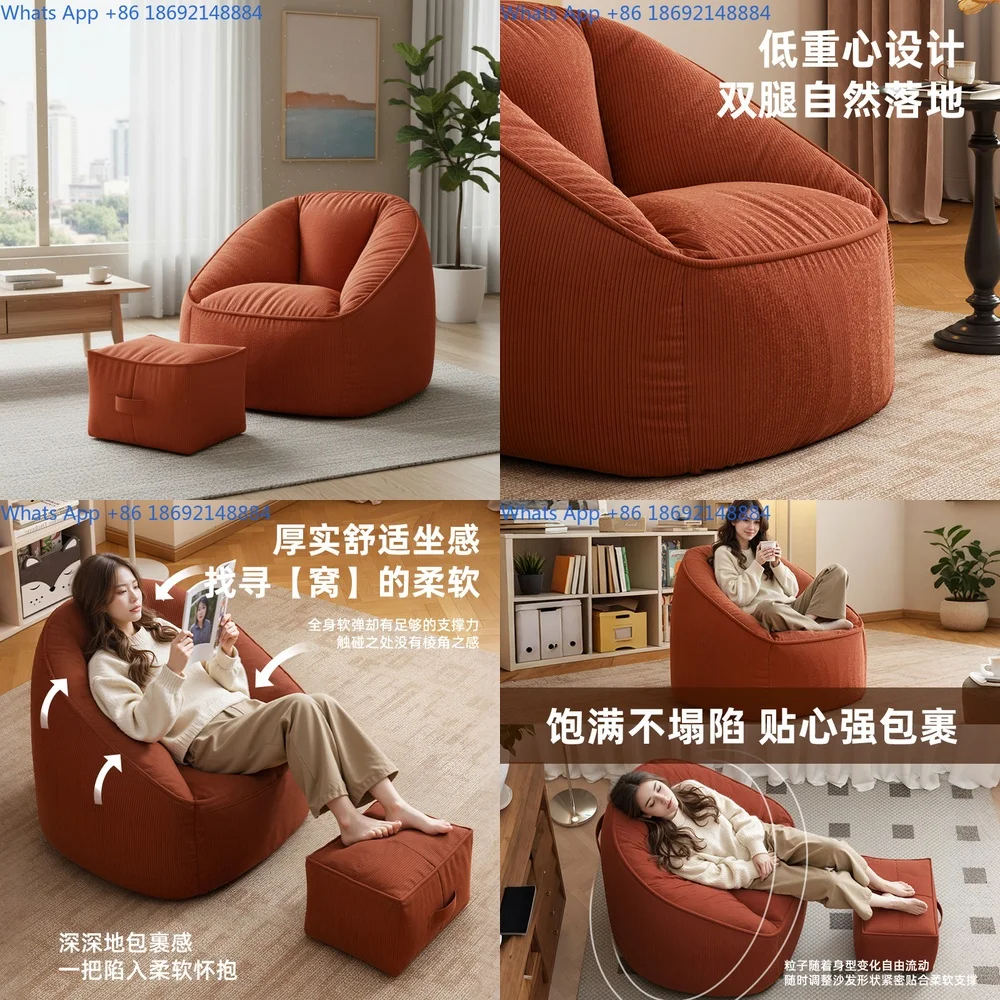 Lazy Sofa Chair Reclining Single Seater for Living Room Bedroom Balcony
Lazy Sofa Chair Reclining Single Seater for Living Room Bedroom Balcony