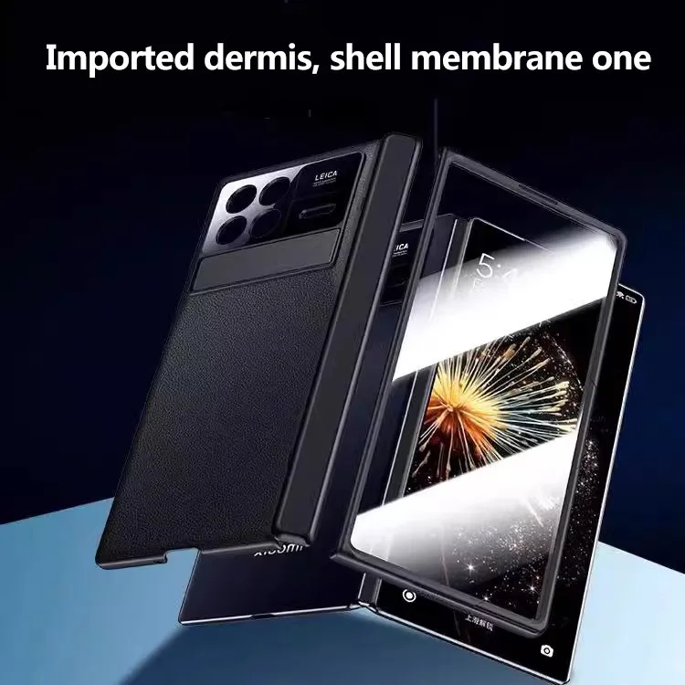 Кожаный чехол-книжка для телефона Xiaomi Mix Fold 4, твердый полнозащитный противоударный чехол с закаленным стеклом
Кожаный чехол-книжка для телефона Xiaomi Mix Fold 4, твердый полнозащитный противоударный чехол с закаленным стеклом