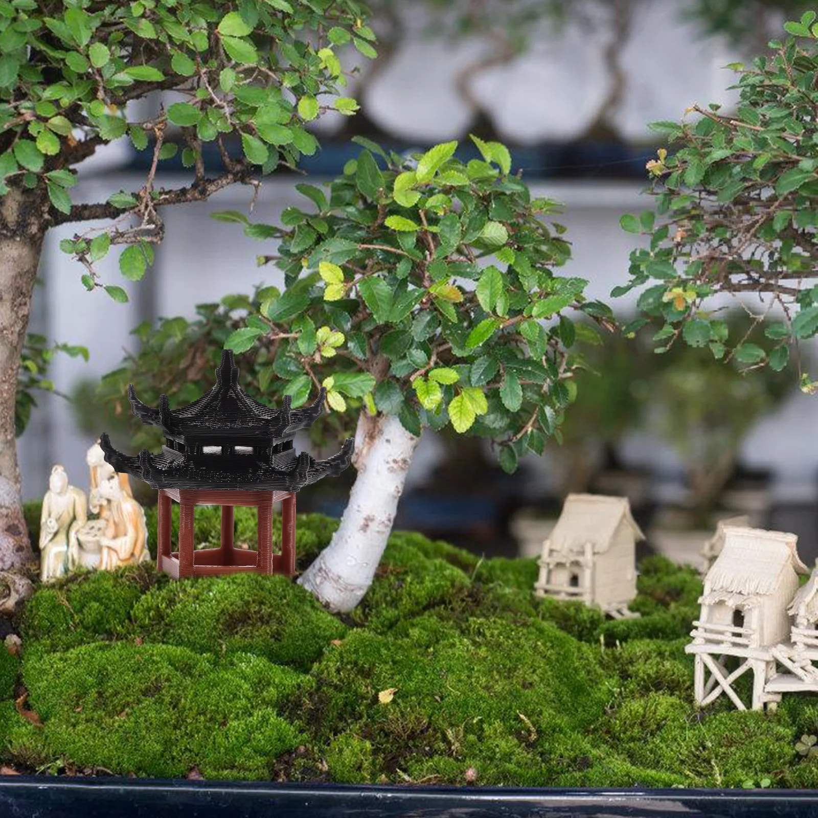 Mini Pavilion Statue Fine Workmanship Garden Decor Tabletop Ornament Durable Plastic Fish Tank Landscaping Pavilion Statue
Mini Pavilion Statue Fine Workmanship Garden Decor Tabletop Ornament Durable Plastic Fish Tank Landscaping Pavilion Statue
