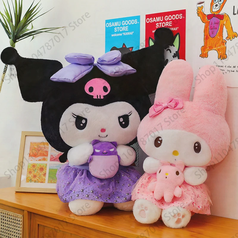 Плюшевая игрушка Sanrio Kuromi My Melody в платье, мягкая кукла, кавайная, пушистая, аниме-стиль, для декора дома, спальни, подарок для девочек, милая, очаровательная, на каждый день
Плюшевая игрушка Sanrio Kuromi My Melody в платье, мягкая кукла, кавайная, пушистая, аниме-стиль, для декора дома, спальни, подарок для девочек, милая, очаровательная, на каждый день