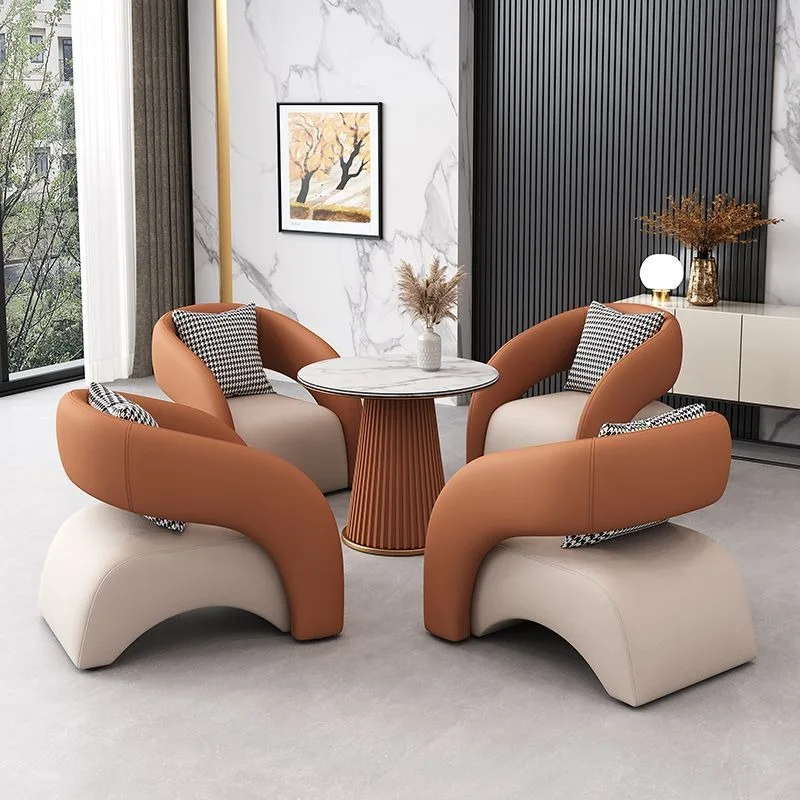 Table and Chair Combination Rest Area, Light Luxury Modern Rest Reception Table Negotiation Building Beauty Salon Reception
Table and Chair Combination Rest Area, Light Luxury Modern Rest Reception Table Negotiation Building Beauty Salon Reception