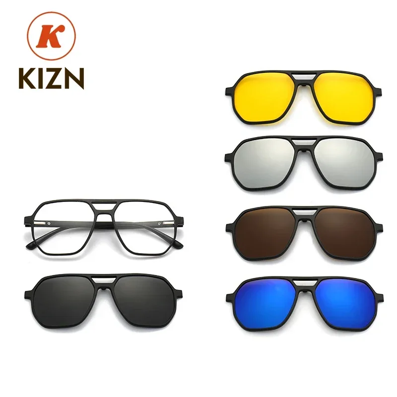 XUKA Sports Large Frame 6 in 1 Prescription Magnetic Clip Men Women Glasses Polarized Myopia Sunglasses Optical Eyewear -0.5 to
XUKA Sports Large Frame 6 in 1 Prescription Magnetic Clip Men Women Glasses Polarized Myopia Sunglasses Optical Eyewear -0.5 to