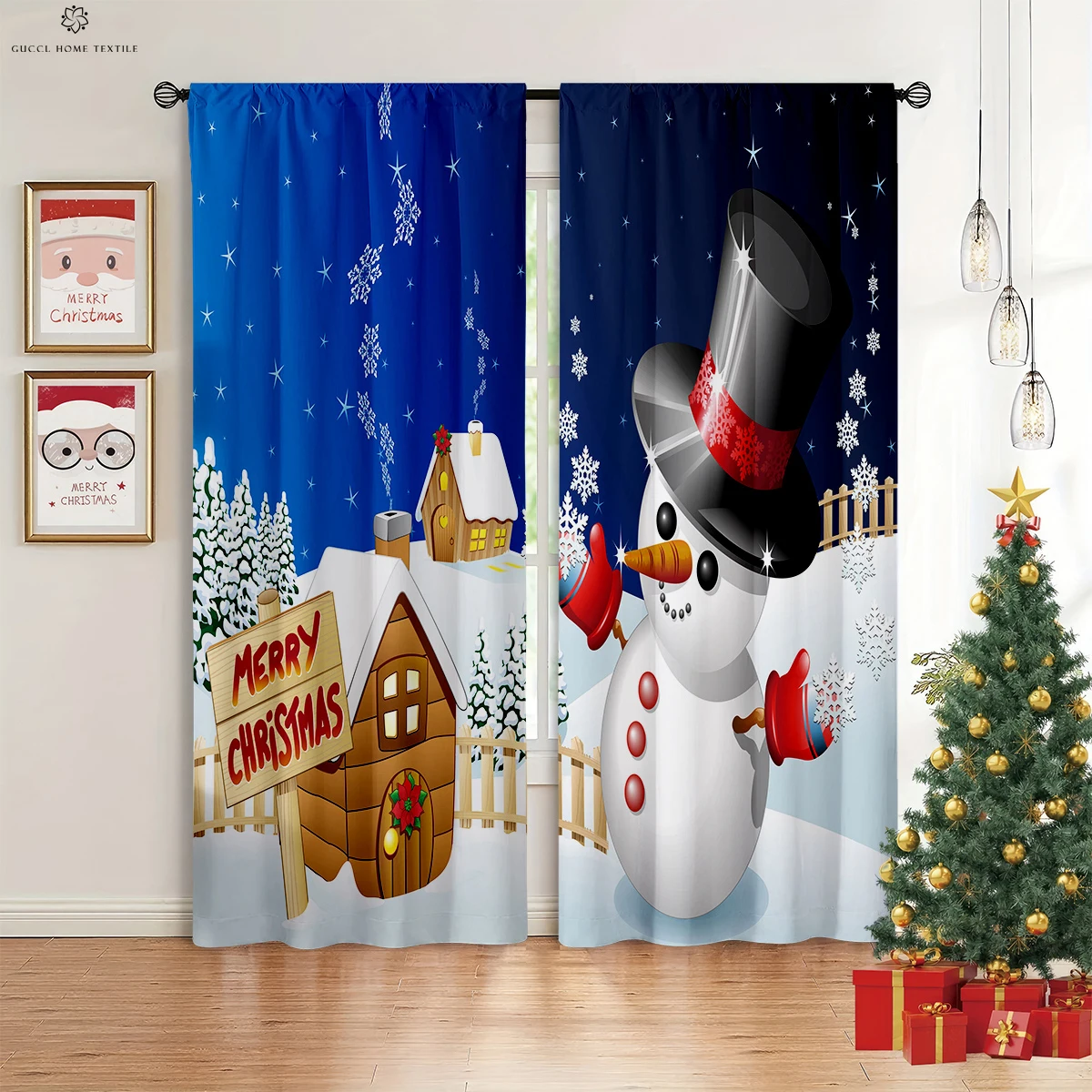 Christmas Curtains Snowman Fireplace Christmas Tree Red Printed Curtains Bedroom Dining Room New Year Holiday Party Decoration
Christmas Curtains Snowman Fireplace Christmas Tree Red Printed Curtains Bedroom Dining Room New Year Holiday Party Decoration