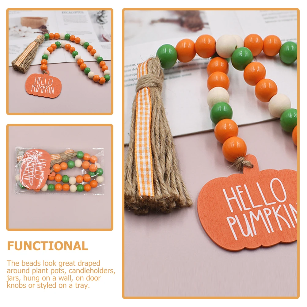 Pumpkin Wooden Bead Hanging String s Wall Decor Pendant Beads Beaded Rope Home Farmhouse Decor Wooden Accessories
Pumpkin Wooden Bead Hanging String s Wall Decor Pendant Beads Beaded Rope Home Farmhouse Decor Wooden Accessories