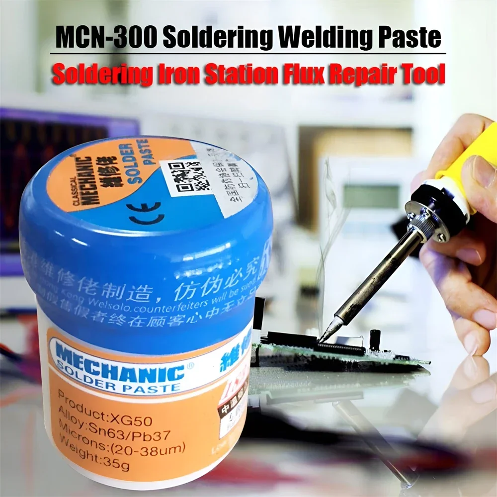 New Mechanic Soldering Solder Welding Paste Flux XG50 SMD SMT Sn63Pb37 Tool Soldering Iron Station Flux Sn63Pb37 Judicious
New Mechanic Soldering Solder Welding Paste Flux XG50 SMD SMT Sn63Pb37 Tool Soldering Iron Station Flux Sn63Pb37 Judicious