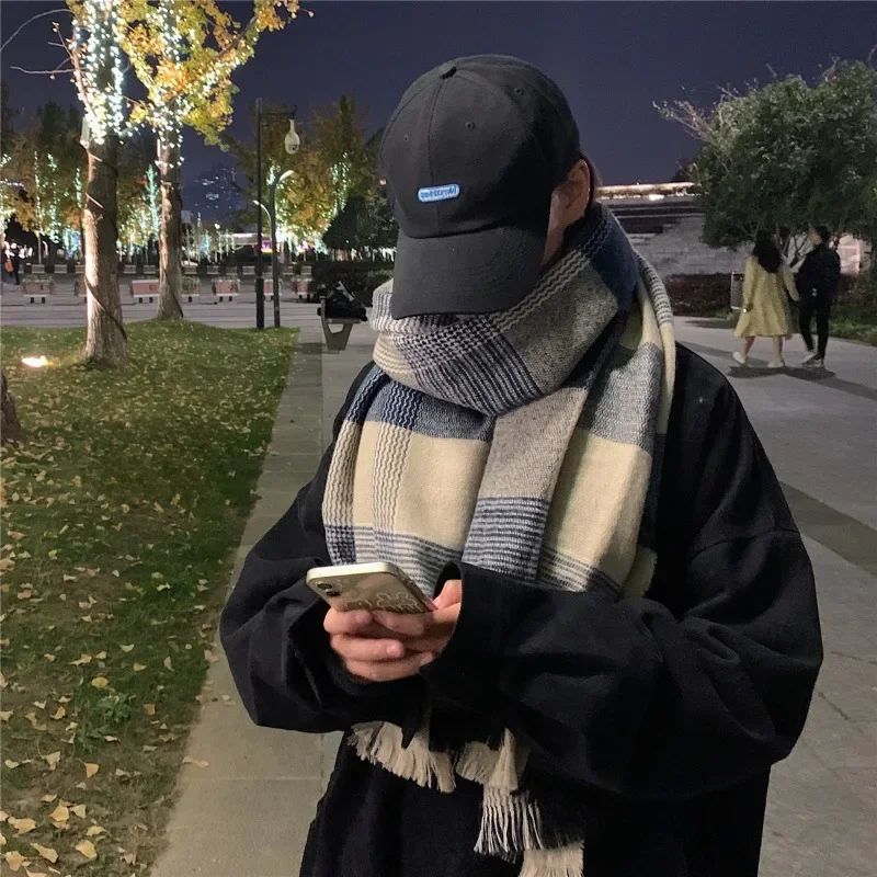 2024 Winter Warm Plaid Fringe Scarf Women Vintage Thicken Color Shawl Couple Korean Velvet Brand Scarves Autumn Outdoor Y11
2024 Winter Warm Plaid Fringe Scarf Women Vintage Thicken Color Shawl Couple Korean Velvet Brand Scarves Autumn Outdoor Y11