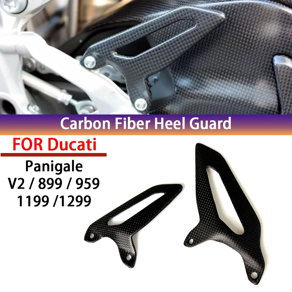 100% 3k Carbon Fiber For Ducati Panigale V2 899 959 1199 1299 Motorcycle Accessories Heel Plates Guards Footrests
100% 3k Carbon Fiber For Ducati Panigale V2 899 959 1199 1299 Motorcycle Accessories Heel Plates Guards Footrests