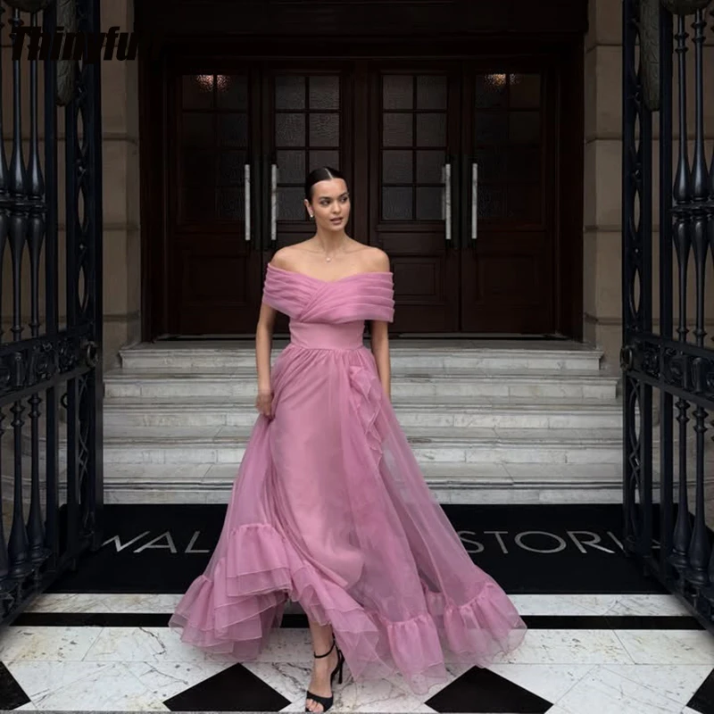 Thinyfull A-line Prom Dress 2026 Off Shoulder Evening Dress Vestidos De Fiesta Elegantes Gown robes de soirée Customized
Thinyfull A-line Prom Dress 2026 Off Shoulder Evening Dress Vestidos De Fiesta Elegantes Gown robes de soirée Customized