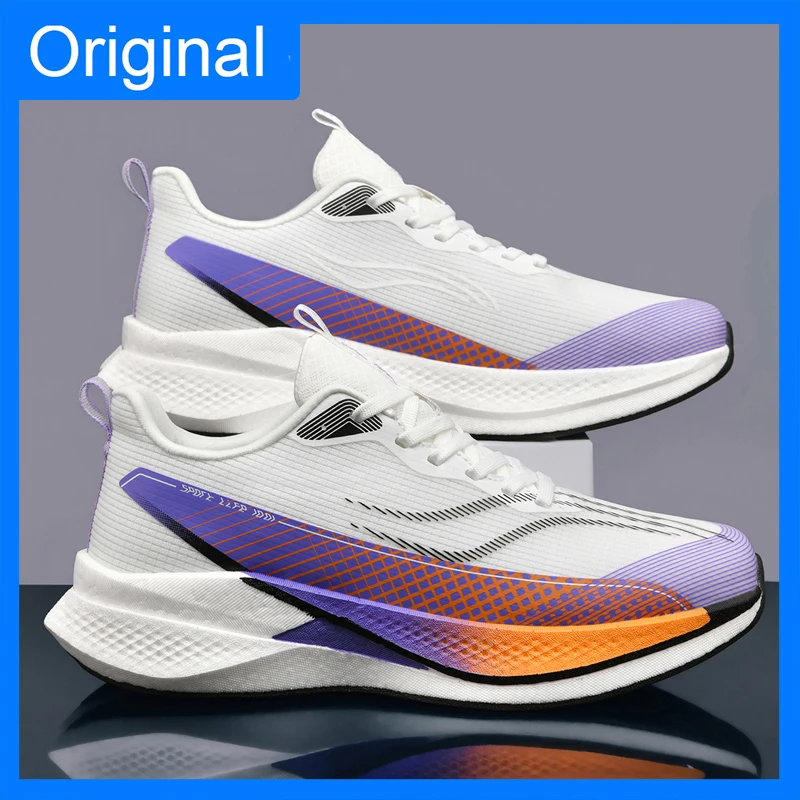 Кроссовки унисекс с амортизацией и эффектом отскока, противоскользящие, с мягкой подошвой, профессиональные кроссовки для бега и тренировок, модные дышащие кроссовки из сетки для тенниса
Кроссовки унисекс с амортизацией и эффектом отскока, противоскользящие, с мягкой подошвой, профессиональные кроссовки для бега и тренировок, модные дышащие кроссовки из сетки для тенниса