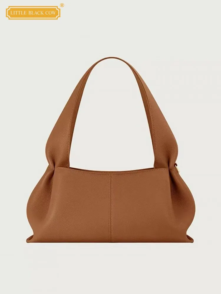 Women Casual Sweet New Versatile Buckle Genuine Leather Cowhide Single Shoulder Bag Ladies Totes Handbag Designer Underarm Bag
Women Casual Sweet New Versatile Buckle Genuine Leather Cowhide Single Shoulder Bag Ladies Totes Handbag Designer Underarm Bag