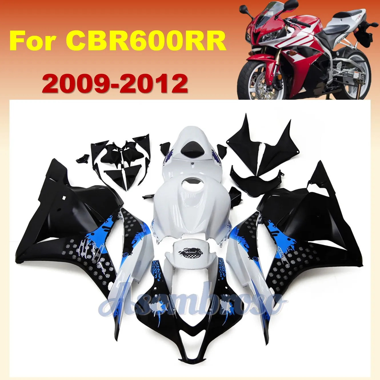 Комплект обтекателей для мотоцикла, подходящий для CBR600RR 2009 2010 2011 2012 CBR600 RR F5 cbr 600rr, полный комплект обтекателей для кузова
Комплект обтекателей для мотоцикла, подходящий для CBR600RR 2009 2010 2011 2012 CBR600 RR F5 cbr 600rr, полный комплект обтекателей для кузова