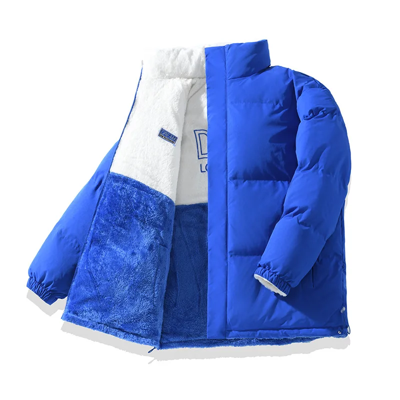 Двустороннее хлопковое пальто для пар, тот же стиль для мужчин и женщин, плотное и теплое хлопковое пальто с добавлением подкладки
Двустороннее хлопковое пальто для пар, тот же стиль для мужчин и женщин, плотное и теплое хлопковое пальто с добавлением подкладки