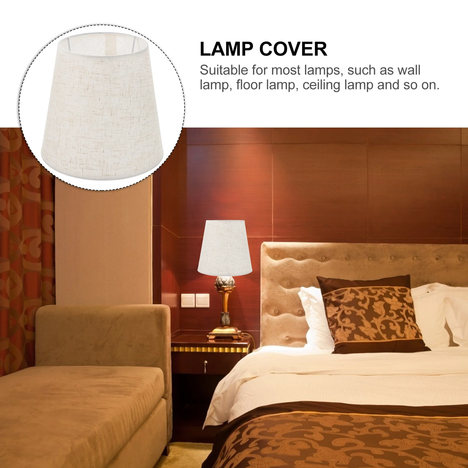 Linen Lamp Fabric Table Lampshades Decorative Simple Desk Lampshade Light Shade Material Bedroom Study
Linen Lamp Fabric Table Lampshades Decorative Simple Desk Lampshade Light Shade Material Bedroom Study