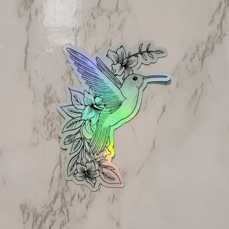 Голографическая наклейка с колибри, виниловая наклейка — глянцевая три птицы для ноутбуков, телефонов, чашек с водой — съемная без остатков
Голографическая наклейка с колибри, виниловая наклейка — глянцевая три птицы для ноутбуков, телефонов, чашек с водой — съемная без остатков