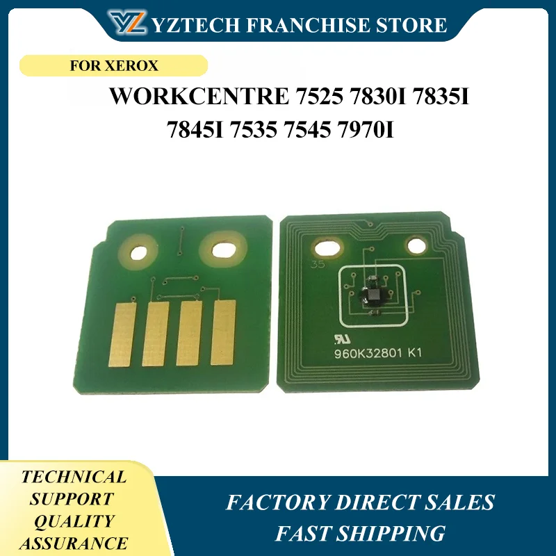 20PCS WC7525 Toner Chip 006R01517 006R01520 006R01513 006R01509 For Xerox WorkCentre 7525 7830i 7835i 7845i 7535 7545 7970i
20PCS WC7525 Toner Chip 006R01517 006R01520 006R01513 006R01509 For Xerox WorkCentre 7525 7830i 7835i 7845i 7535 7545 7970i