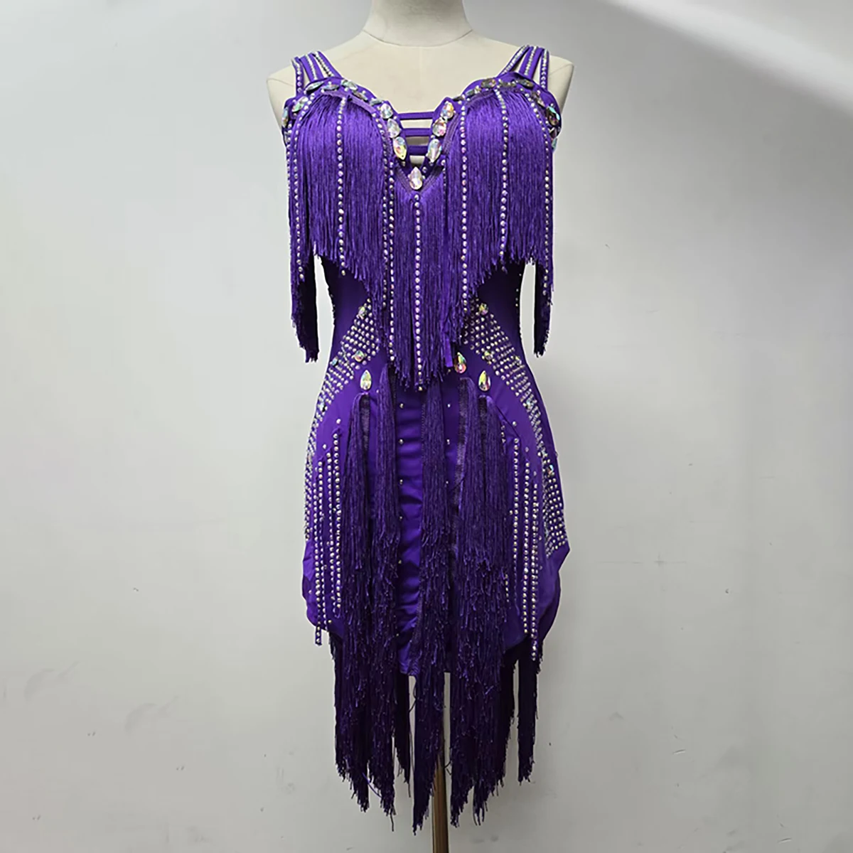 Purple Fringe Latin Dance Dress Women's Sexy Backless Salsa Performance Costumes Rumba Samba ChaCha Dancewear Clothes
Purple Fringe Latin Dance Dress Women's Sexy Backless Salsa Performance Costumes Rumba Samba ChaCha Dancewear Clothes