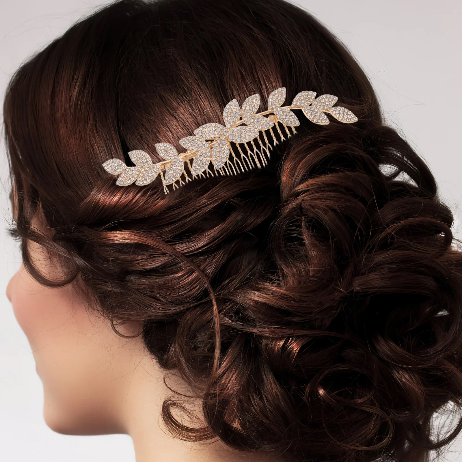 Hair Comb Elegant Leaf Design Rhinestone Bridal Hair Piece For Women French Pin Wedding Accessories 
Hair Comb Elegant Leaf Design Rhinestone Bridal Hair Piece For Women French Pin Wedding Accessories