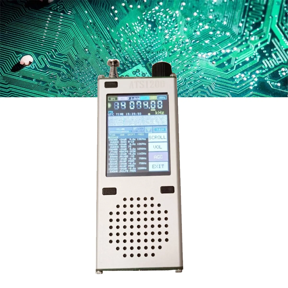ABBH-ATS120D Decoder Board Radio S14732+ESP32+Bluetooth+2.4 Inch Touch Display FM AM LSB USB3 with SSB
ABBH-ATS120D Decoder Board Radio S14732+ESP32+Bluetooth+2.4 Inch Touch Display FM AM LSB USB3 with SSB