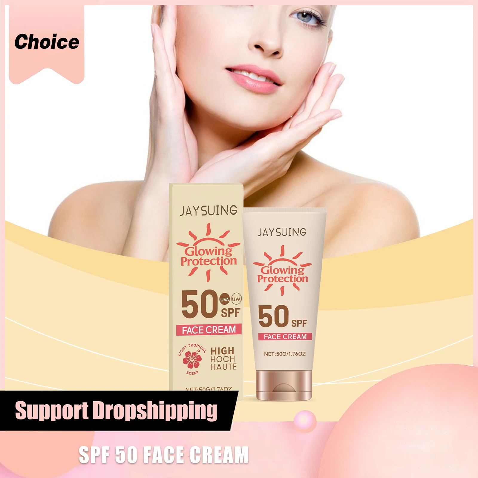 Long Lasting Facial Waterproof Sunscreen Reduce Risk Sunburn Antioxidant Effectively Isolate Ultraviolet Moisturizing Sunscreen
Long Lasting Facial Waterproof Sunscreen Reduce Risk Sunburn Antioxidant Effectively Isolate Ultraviolet Moisturizing Sunscreen