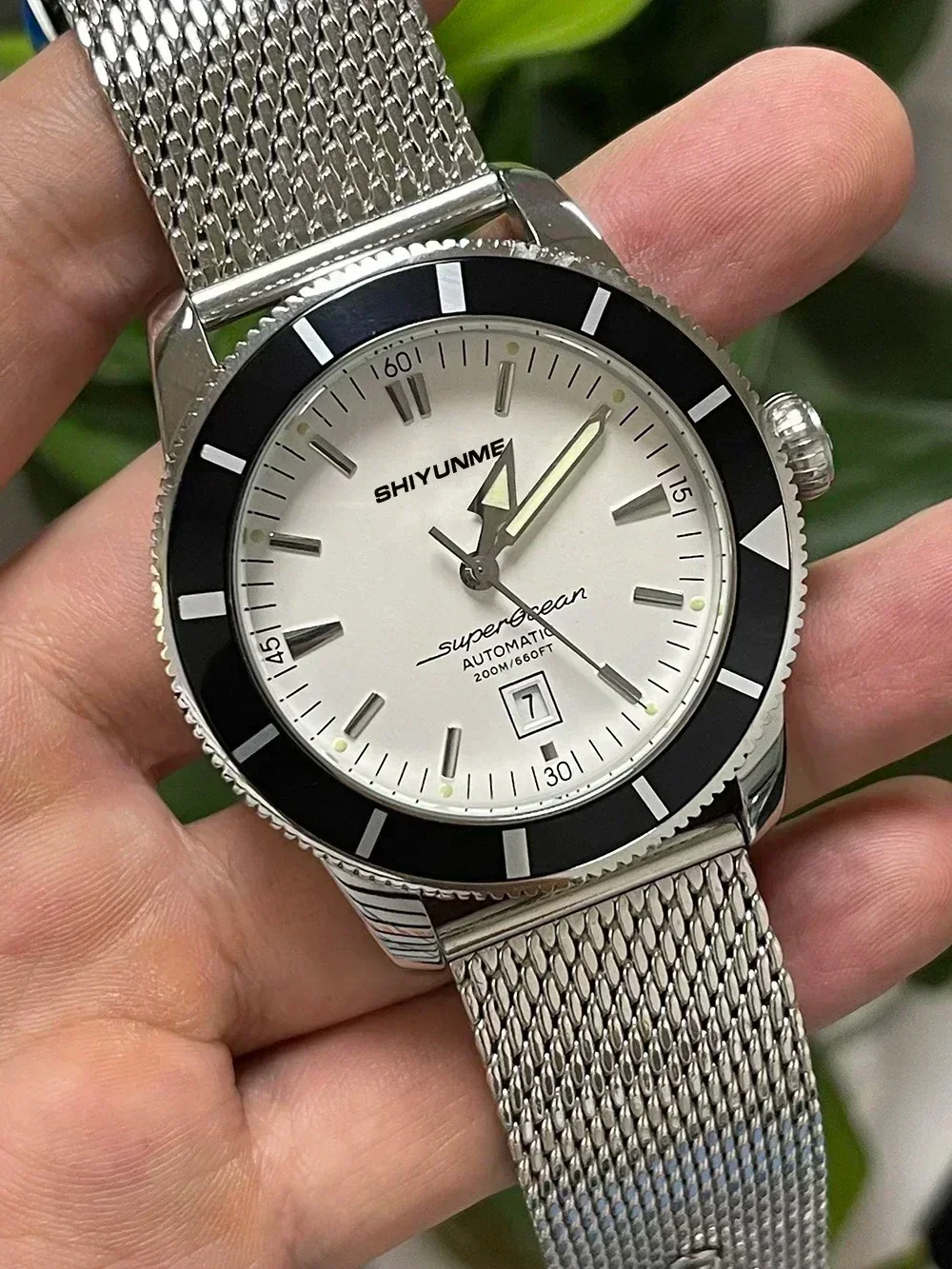 WATCH1 Магазин SuperOcean Мужские автоматические часы Механические черные синие керамические дата Нержавеющая сталь Серебро Розовое золото 
WATCH1 Магазин SuperOcean Мужские автоматические часы Механические черные синие керамические дата Нержавеющая сталь Серебро Розовое золото