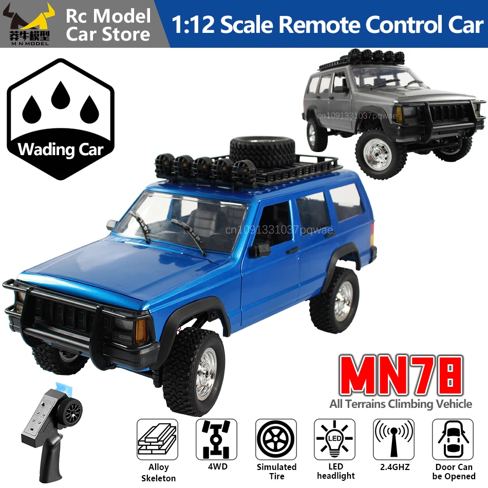 MN MODEL 1:12 All-Wheel-Drive Climbing Off-Road Vehicle Simulation Cherokee Car Model 280 Motor ALL Terrain Pickup Truck Toy 
MN MODEL 1:12 All-Wheel-Drive Climbing Off-Road Vehicle Simulation Cherokee Car Model 280 Motor ALL Terrain Pickup Truck Toy