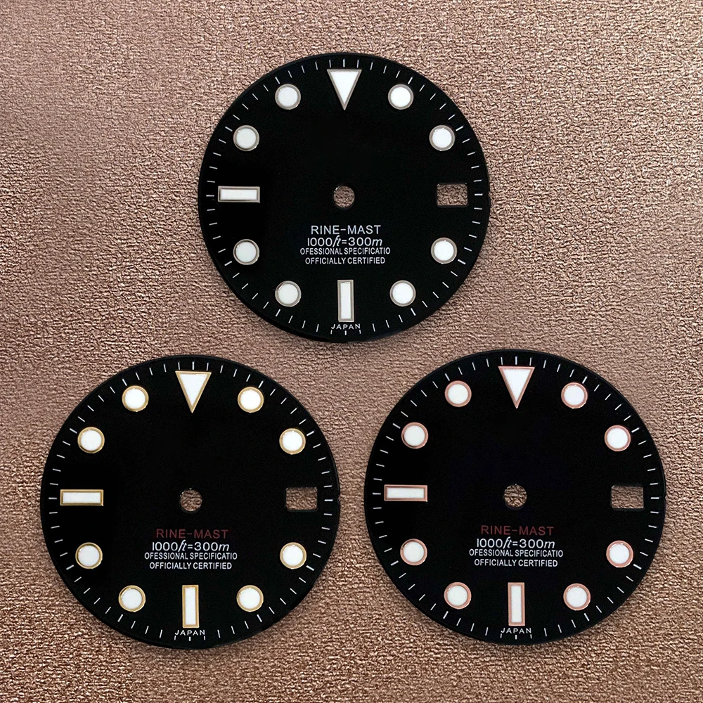 28.5mm S Logo SUB Black Dial Suitable for NH35/NH36 Japanese Movement Green Luminous High-Quality Watch Modification Accessories
28.5mm S Logo SUB Black Dial Suitable for NH35/NH36 Japanese Movement Green Luminous High-Quality Watch Modification Accessories