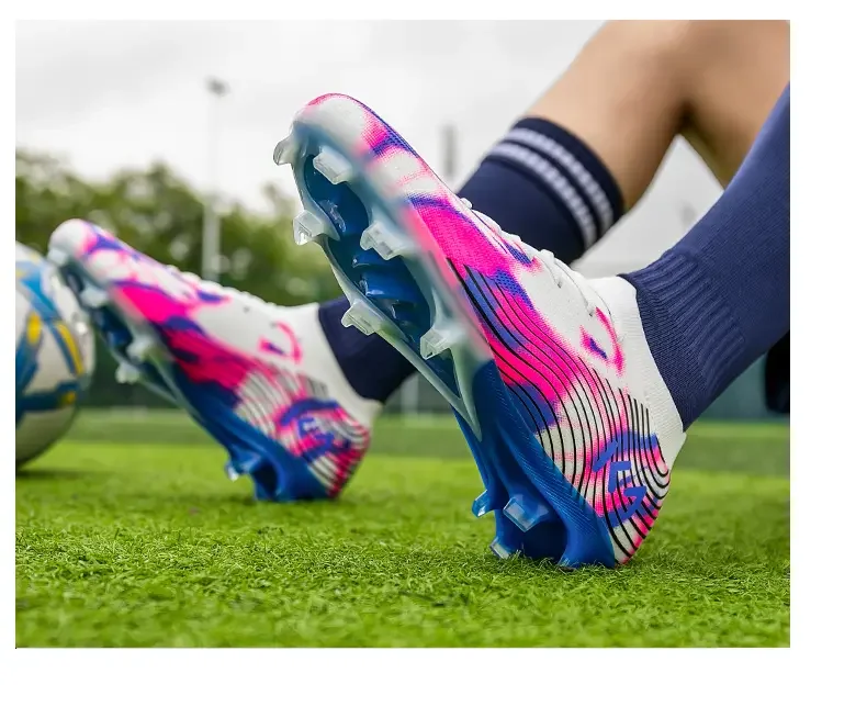 Men Professional Grassland Football Boots Reinforced Heel Design Anti Slip Durable Spikes Breathable Outdoor Competition
Men Professional Grassland Football Boots Reinforced Heel Design Anti Slip Durable Spikes Breathable Outdoor Competition