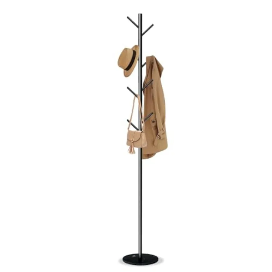 Coat Rack with Natural Marble Base Metal Freestanding Coat Rack with 8 Hooks Heavy Duty Coat Hanger Stand for Jacket Coats Hats
Coat Rack with Natural Marble Base Metal Freestanding Coat Rack with 8 Hooks Heavy Duty Coat Hanger Stand for Jacket Coats Hats
