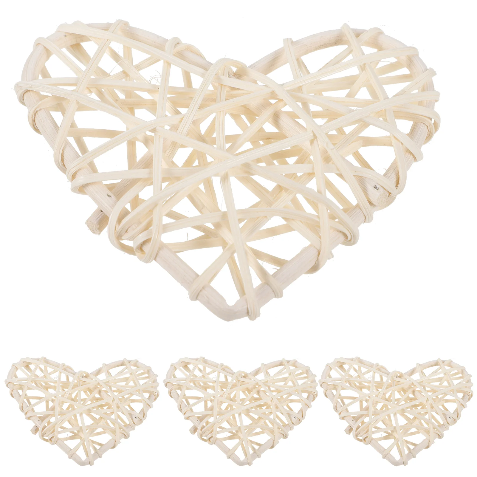 4 Pcs Rattan Lampshade Toy DIY Craft Hearts Woven Hanging Decor Takraw Decorative Crafts Balls Accessory
4 Pcs Rattan Lampshade Toy DIY Craft Hearts Woven Hanging Decor Takraw Decorative Crafts Balls Accessory