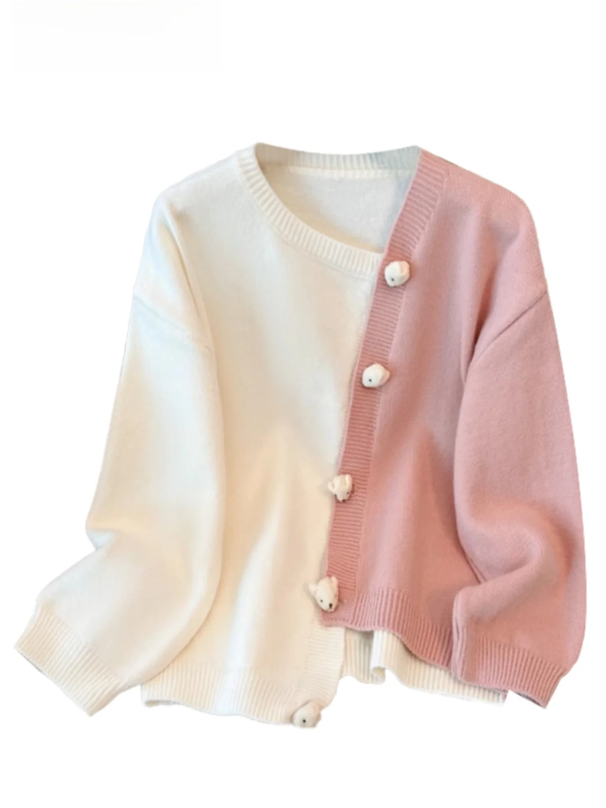 Cara CLUB Oversized Color Blo Knitwear Jaet Women's Long Sve Spring New Lazy Sle Faionable Sweater Korean Version
Cara CLUB Oversized Color Blo Knitwear Jaet Women's Long Sve Spring New Lazy Sle Faionable Sweater Korean Version