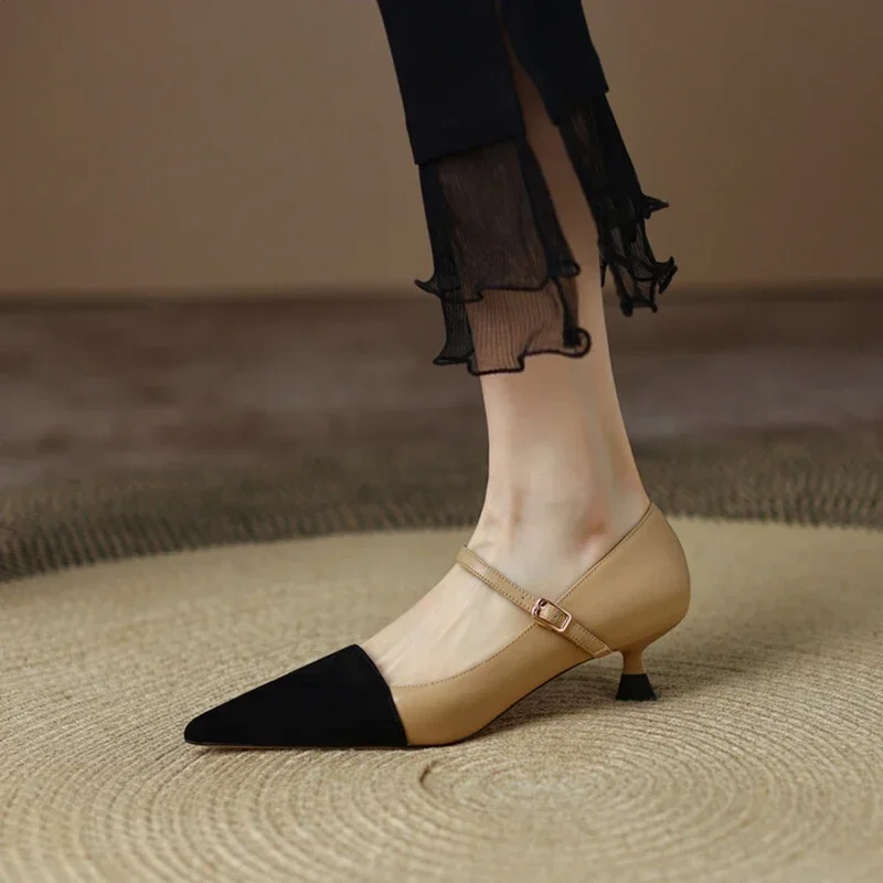 Spring Women Pumps Sheep Suede High Heels Pointed Toe Thin Heel Shoes For Women Elegent Sheepskin Ladies Shoes Plus Size
Spring Women Pumps Sheep Suede High Heels Pointed Toe Thin Heel Shoes For Women Elegent Sheepskin Ladies Shoes Plus Size