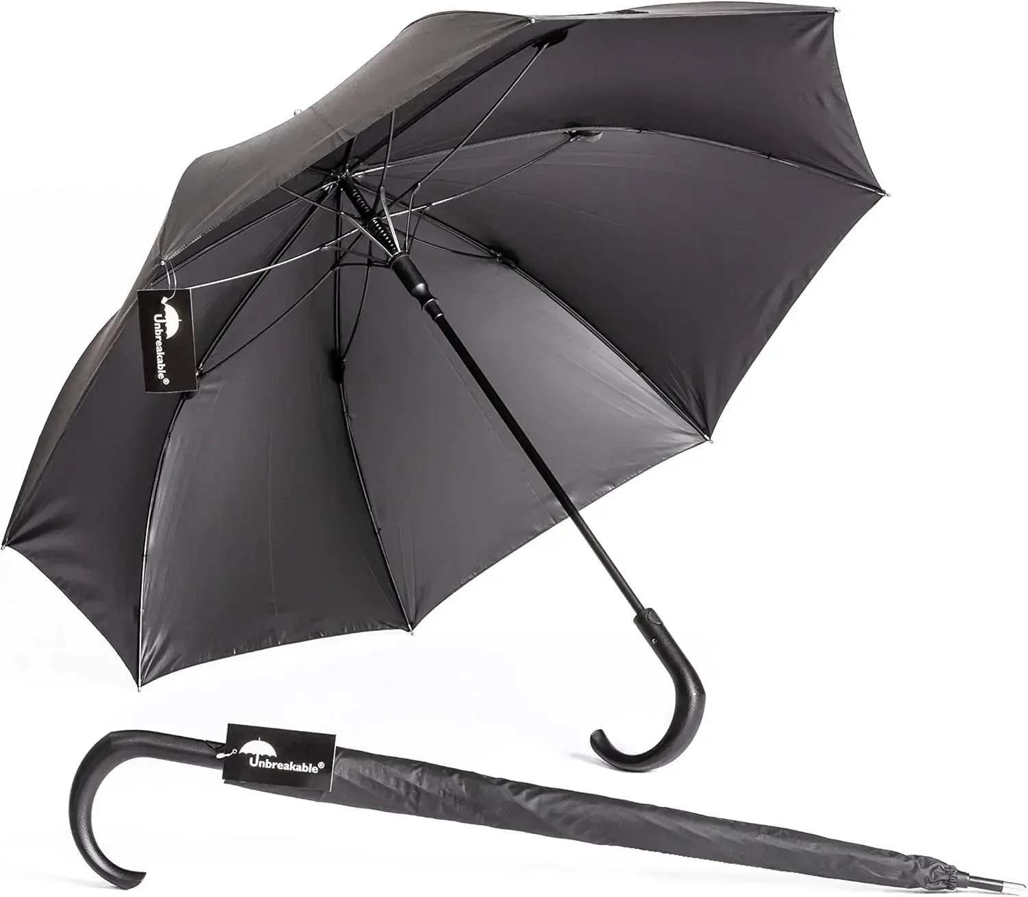 Unbreakable® Walking-Stick Umbrella U-115 (crook handle) Made in Poland
Unbreakable® Walking-Stick Umbrella U-115 (crook handle) Made in Poland