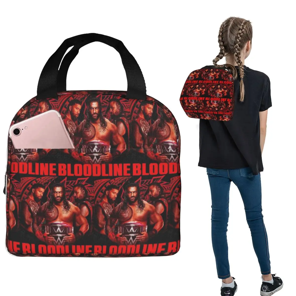 Wrestler Roman Reigns Wrestling Insulated Lunch Bag for Women Kids Leakproof Food Boxes Thermal Lunch Box Tote
Wrestler Roman Reigns Wrestling Insulated Lunch Bag for Women Kids Leakproof Food Boxes Thermal Lunch Box Tote