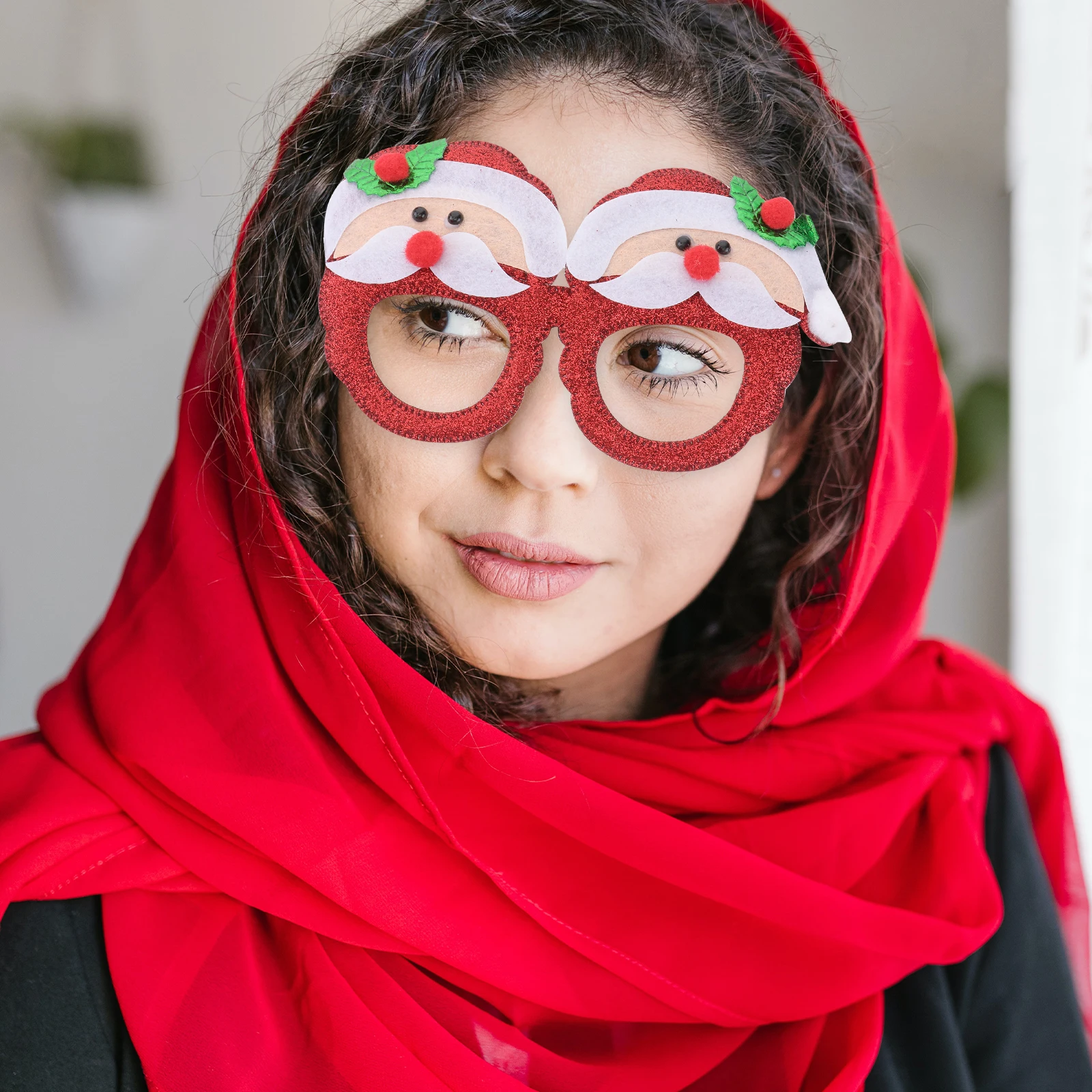 Christmas Glasses Frames Mini Spectacle Frames Adorable Santa Hat Design Vibrant Colors Durable Lightweight Fits Most for Kids
Christmas Glasses Frames Mini Spectacle Frames Adorable Santa Hat Design Vibrant Colors Durable Lightweight Fits Most for Kids