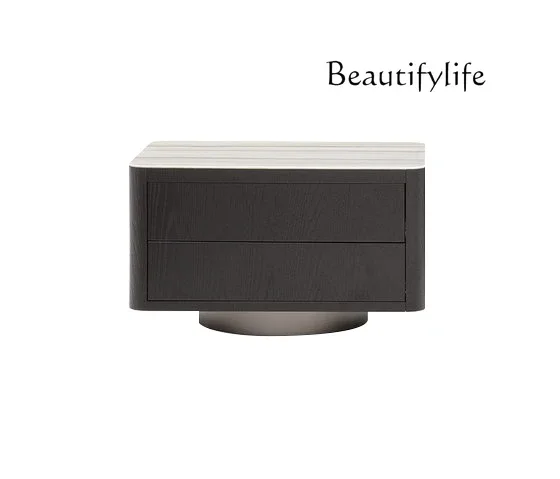 Italian minimalist Nordic modern light luxury simple square marble rock slab solid wood bedside table storage
Italian minimalist Nordic modern light luxury simple square marble rock slab solid wood bedside table storage