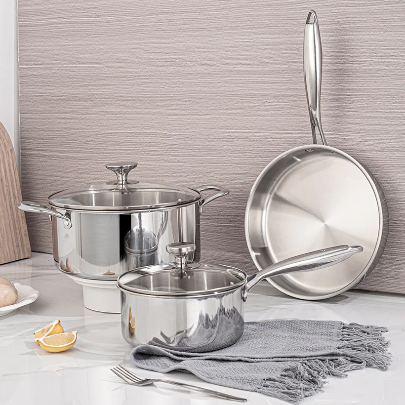 Hxl 304 stainless steel thickened baby food pot - uncoated multifunctional steamer and cooker
Hxl 304 stainless steel thickened baby food pot - uncoated multifunctional steamer and cooker